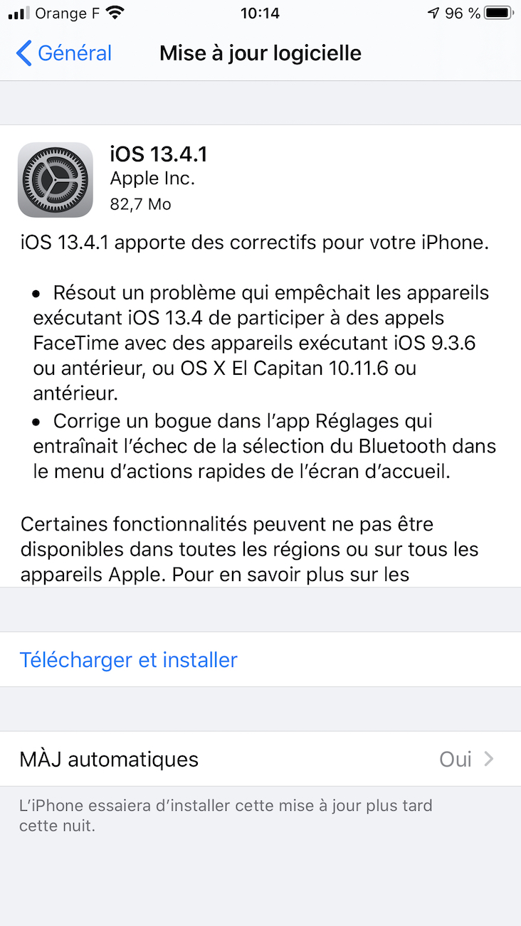 iOS 13.4.1